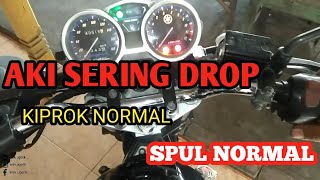 cara mengatasi aki kering Soak atau mati hingga normal kembali