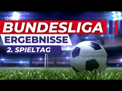 Bundesliga Tabellenstand und Ergebnisse vom 2. Spieltag 2022/2023
