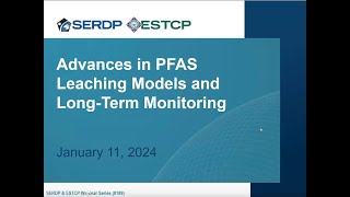 Advances in PFAS Leaching Models and Long-Term Monitoring