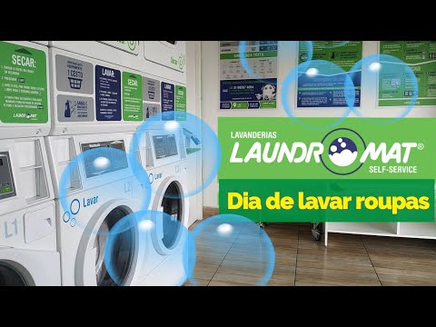 Dia de lavar roupas - Lavanderia Self- service como funciona |  Lavanderia Laundromat em Itu/SP