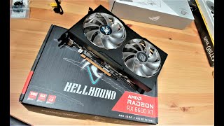 PowerColor AMD Radeon RX 6600 XT Hellhound unboxing