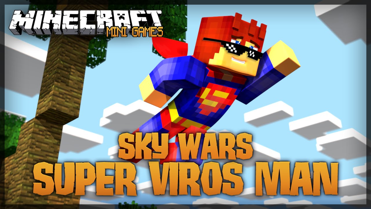 Minecraft: SkyWars – Super Viros Man + Face Cam