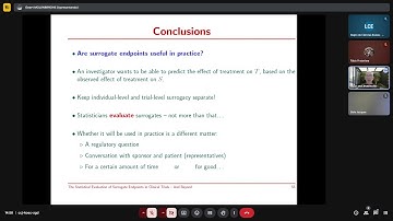 The statistical evaluation of surrogate endpoints in clinical trials – and beyond(Geert Molenberghs)