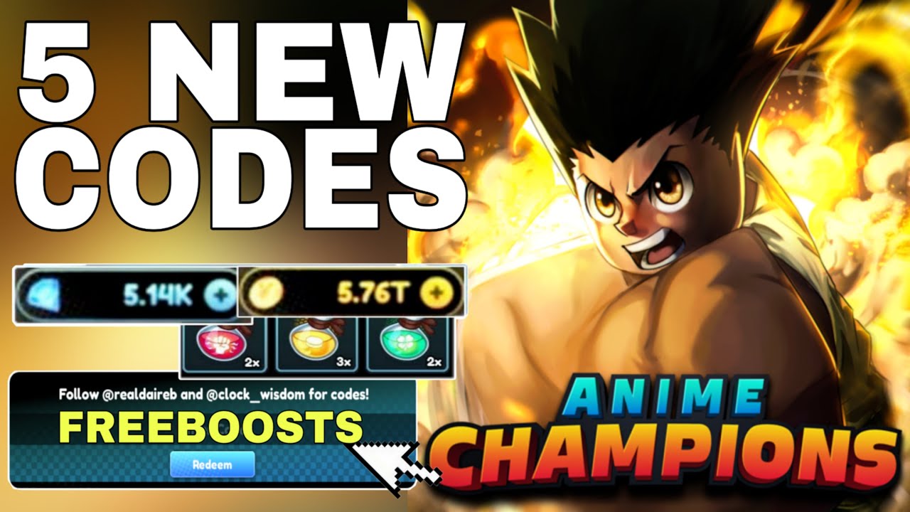 ✖ Code Update3 Hunter X Hunter [UPD 3] Anime Champions Simulator #hu