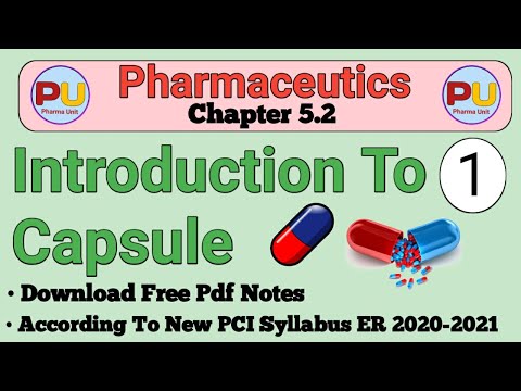 Chapter 5.2 - Capsule - Part 1| Definition, Advantages & Disadvantages,