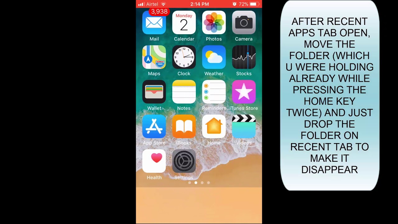 How to HIDE APPS ON IPHONE/IPAD/IPOD TOUCH IOS 11 2018 - YouTube