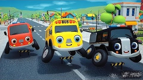[180 SECOND LOOP]Wheels on theBus Sound Variations |Remix VersionWonderWire Kids