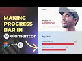 How to make a dynamic progress bar in Elementor Pro with Ultimate Addons, CMS WordPress (Lesson 2)