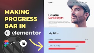 How to make a dynamic progress bar in Elementor Pro with Ultimate Addons, CMS WordPress (Lesson 2)