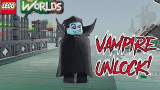 LEGO Worlds How to Unlock the Vampire With Free Roam Gameplay