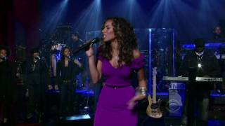Leona Lewis - Bleeding Love HD Late Show With David Letterman