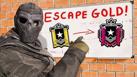 How To ESCAPE Gold in Rainbow Six Siege