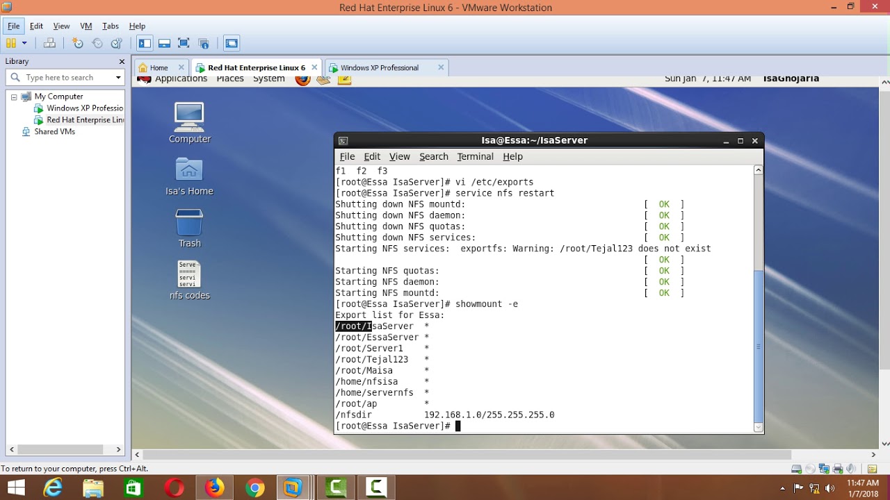 How to configure NFS Server and Client In Linux ? - YouTube