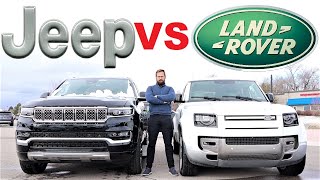 2023 Jeep Grand Wagoneer VS 2023 Land Rover Defender 130: Which Luxury SUV Is Best?