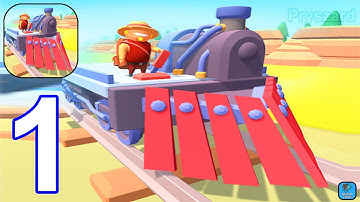 Zombie Train - Gameplay Walkthrough Part 1 Levels 1-3 (iOS,Android)