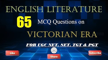 MCQ on Victorian Age|| English Literature #literaturelovers #ugcnetenglishliterature #literaturemcq