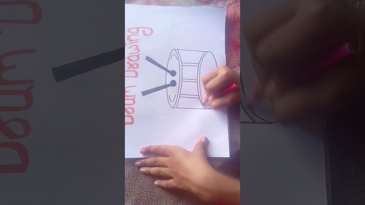 Simple Drum drawing # drawing 