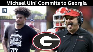 Michael Uini Commits to Georgia | Bulldogs Take Aim For the Best Class Ever in 2024 | Who is Next?