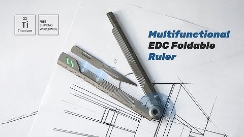 The Prule: Titanium EDC Ruler That Will Blow Your Mind!