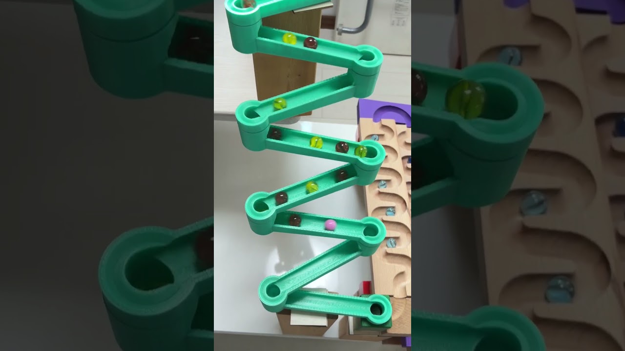 #marblerun #marbleasmr #marble #marblesrace #marblerace #relaxing #ビー玉転がし #ピタゴラスイッチ