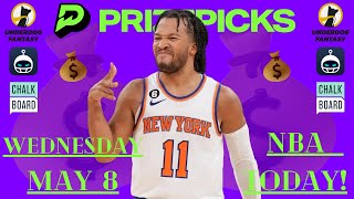 NBA PRIZEPICKS TODAY (LATER LOOK!) | Wednesday May 8 2024 | BEST BASKETBALL DFS PICK'EM | SLEEPER screenshot 4