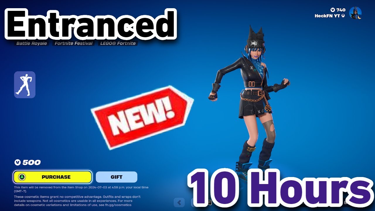 Fortnite Entranced Emote (10 Hour Version) From Odetari YouTube