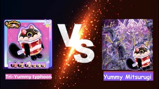 Tri-Yummy typhoon vs Yummy Mitsurugi | round 2 | Locals | live duel
