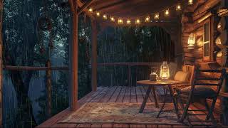 Evening Euphony: Rain Sounds For A Cozy Balcony Sleep Experience | Tranquil Sleep In 3 Hours