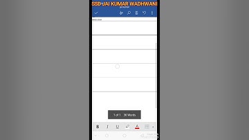 How to return “Edit and delete” in word pad on mobile? (Video : 7)