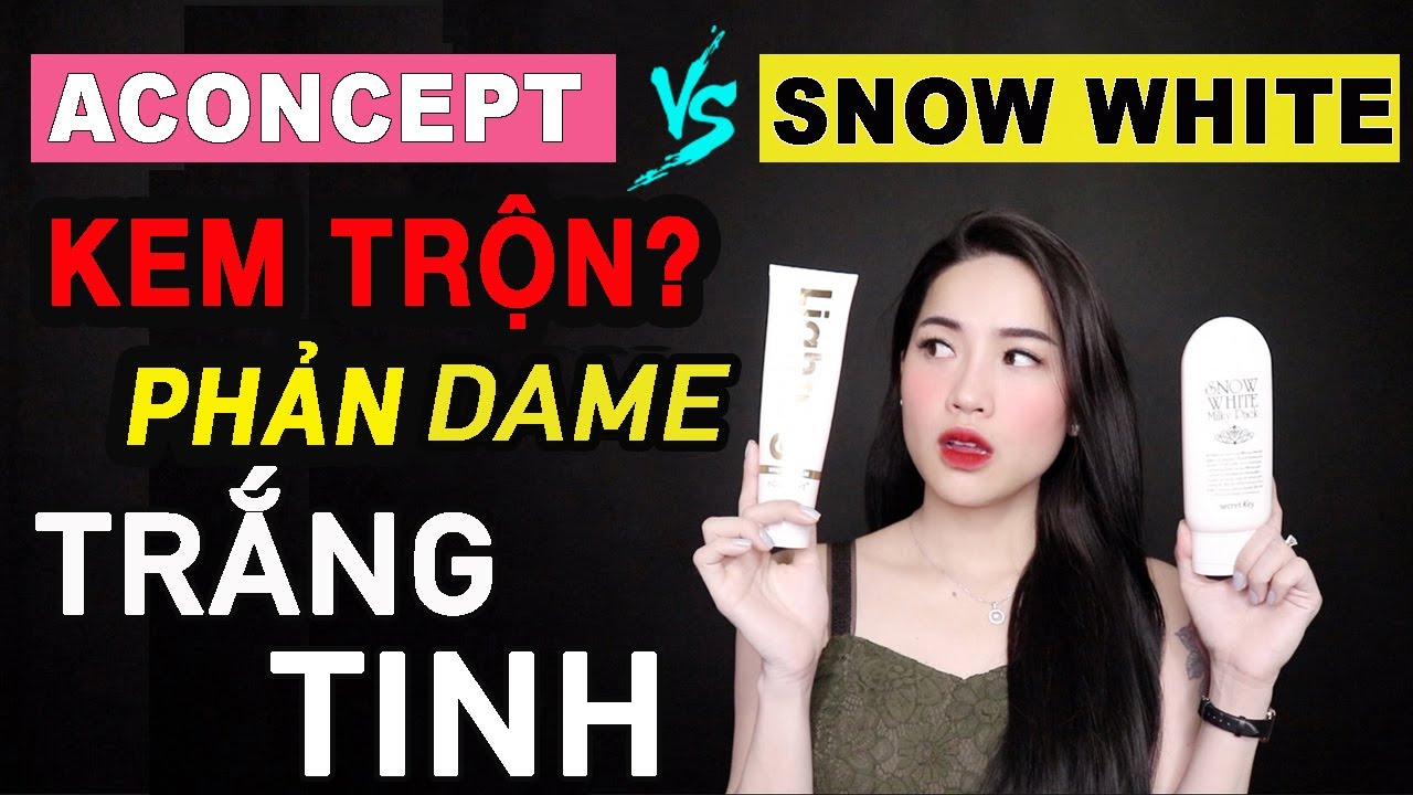 white snow đà nẵng New Update PHẢN DAME | PR KEM TRỘN? | DƯỠNG TRẮNG BODY AN TOÀN | ACONCEPT | SNOW WHITE