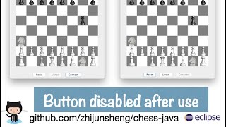 Java Chess 030: Disabling Listen and Connect buttons after first use