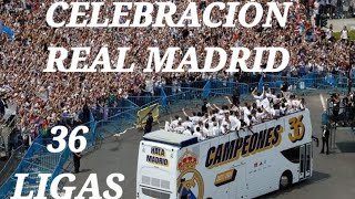 CELEBRACION 36 LIGAS REAL MADRID. PLAZA DE CIBELES. MADRID