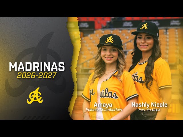AMAYA POLONIA CHAMBERLAIN Y NASHLY NICOLE FERMÍN ORTIZ, MADRINAS DE ÁGUILAS CIBAEÑAS
