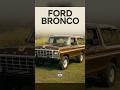 Ford Bronco: From 1966 Off-Road Rebel to Modern Legend | Iconic Cars History