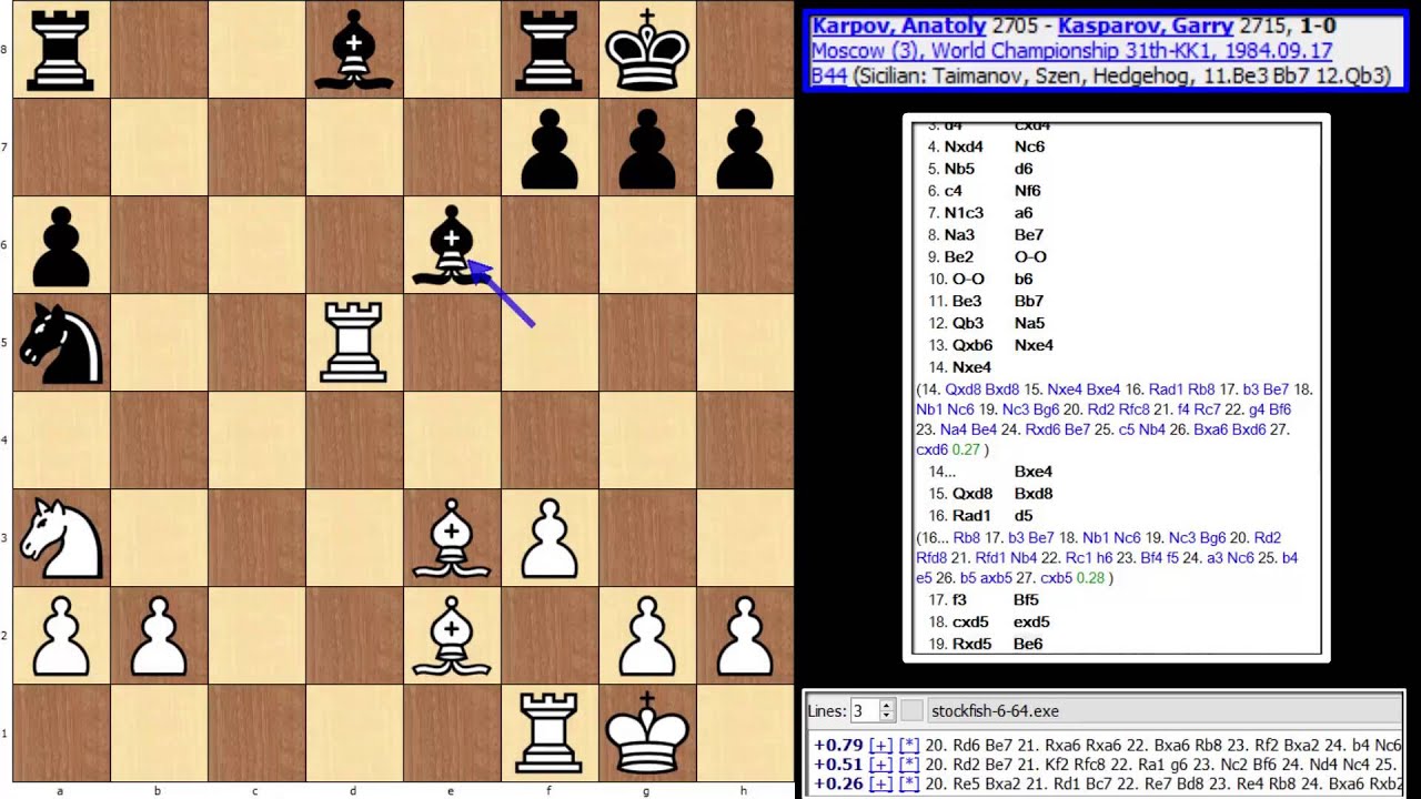 5) Garry Kasparov vs Anatoly Karpov (1984) #chess #chessgame #kasparov # karpov -  in 2023