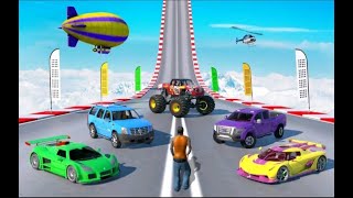 GT Car Stunts Free : Mega Ramp Adventure 1080p andriod game play screenshot 1