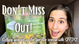 We ALL Need This! @SurvivalGardenSeeds Ultimate Medicinal Herb Garden Seeds Collection