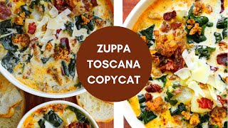 How to Make OLIVE GARDEN'S Zuppa Toscana Soup - Copycat Recipe!