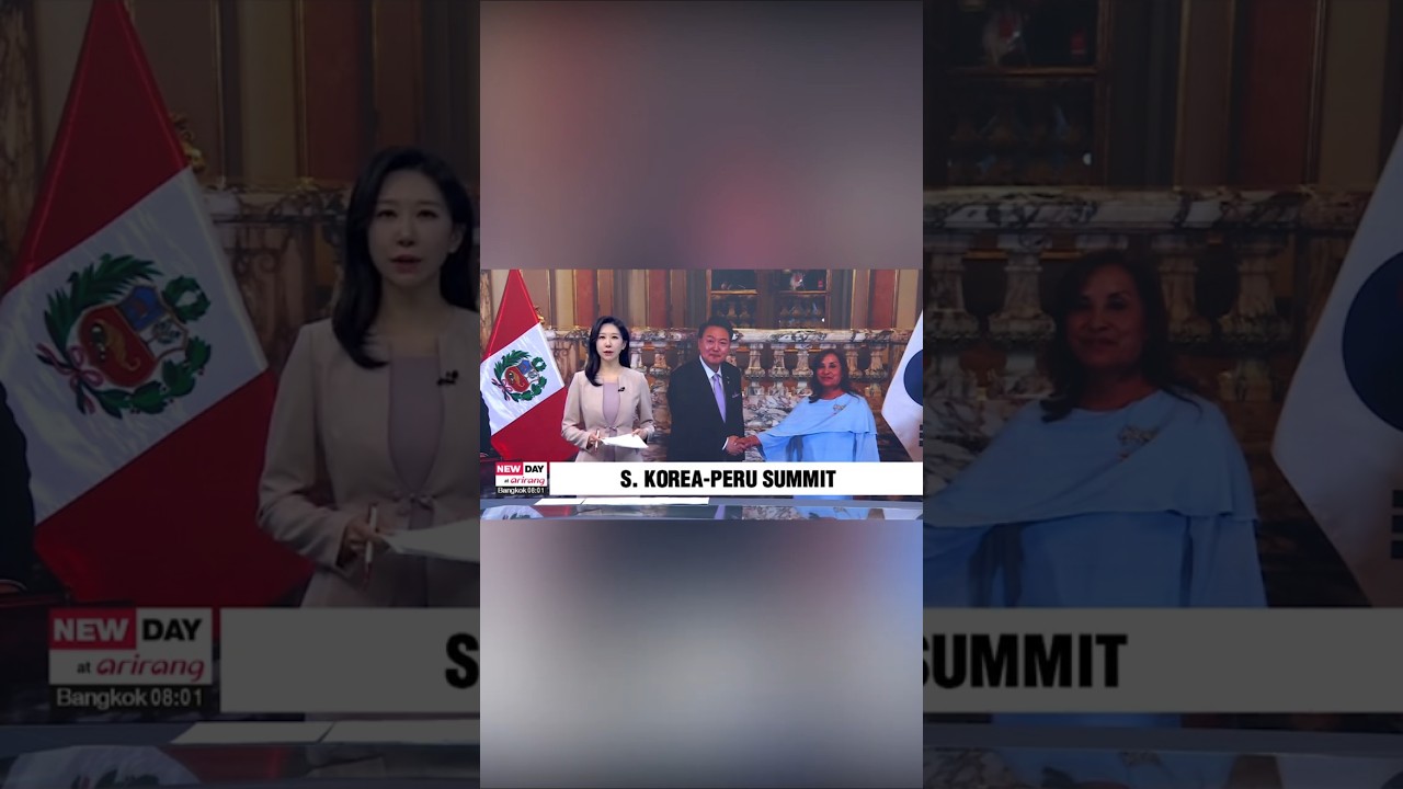 Korea's President YOON Suk Yeol and Peru's President Dina BOLUARTE | Korea-Peru Summit
