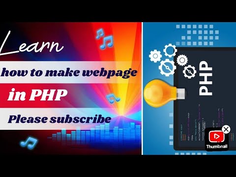 How to connect a webpage in PHP - YouTube