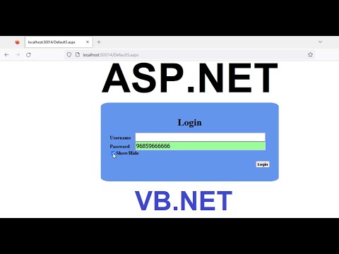 How to show and hide password in textbox asp.net without java script or jquery