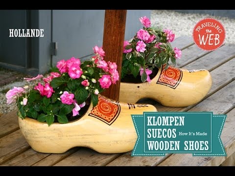 How It's Made Klompen - Suecos - Wooden shoes - Cómo se hacen los suecos