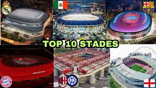 TOP 10 STADES DE FOOTBALL LES PLUS BEAUX AU MONDE EN 2023 🏟