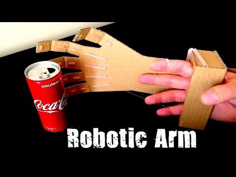 Kartondan Robotik Kol Nasıl Yapılır - How to Make a Robotic Arm at Home out of Cardboard