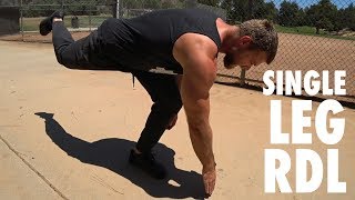How to Perform Single Leg Romanian Deadlifts | Bodyweight Exercise Tutorial