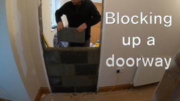 Blocking up a doorway