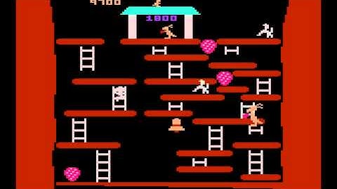 Atari 8-bit/5200 Kangaroo - ladder glitch