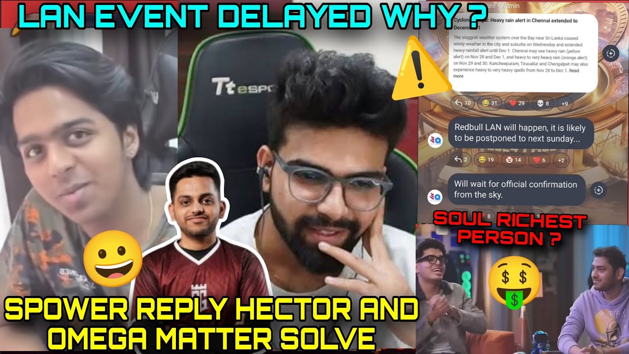 Spower reply Omega hector matter solve 😀 lan event Delay 😨 Soul richest person 🤑