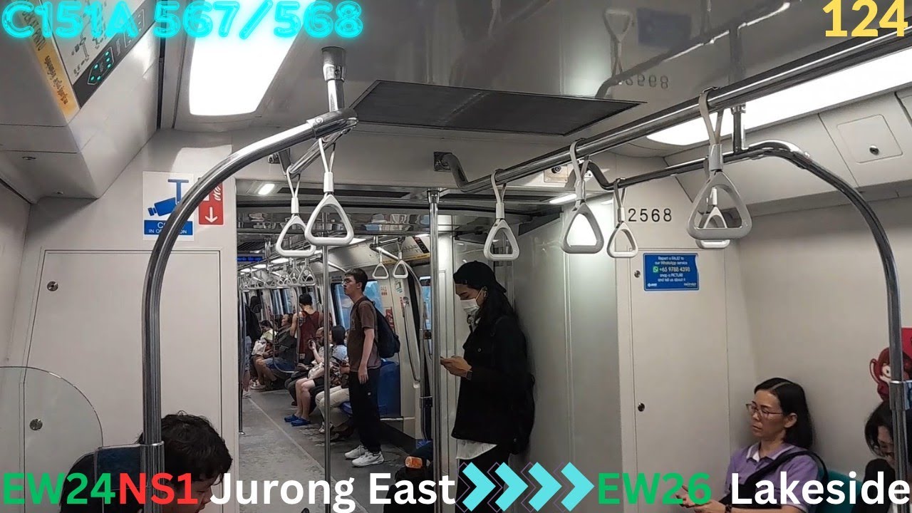 (One step breaking???) SMRT KSFA 567/568 --- [Jurong East → Lakeside]