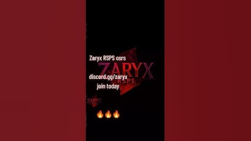 Brand New RSPS!!! Zaryx Rsps osrs with cosmetic overrides!?!? 🤯